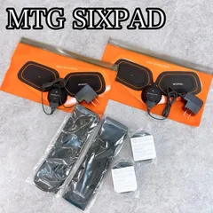 H-1510 MTG SIXPAD Body Fit SP-BF2213F-R ブラック オレンジ 比較的美品 2個セット EMSトレーニング 腹筋 太もも 腕用 ボディフィットのサムネイル
