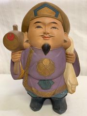 大黒天 博多人形 中村衍涯作 無形文化財保持者 伝統工芸品 置物 細工