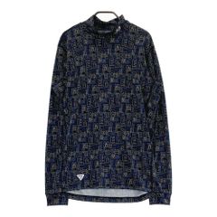 美品 マスターバニーエディション 長袖モックネックシャツ 総柄 サイズ