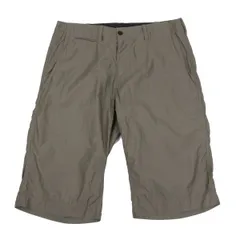 コムデギャルソン オムCOMME des GARCONS HOMME ウォッシュドコットンハーフパンツ 茶Sのサムネイル