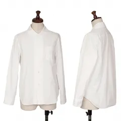 トリココムデギャルソンtricot COMME des GARCONS コットンラウンドカラーブラウス 白Sのサムネイル
