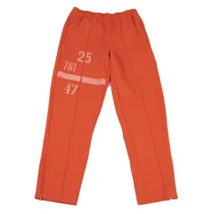 コムデギャルソン オムプリュスCOMME des GARCONS HOMME PLUS ナンバリングトラックパンツ オレンジL位のサムネイル