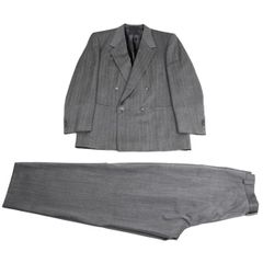 ジャンニヴェルサーチ クチュールGIANNI VERSACE COUTURE ウールメデューサボタンセットアップスーツ グレーXL位 ジャンニヴェルサーチ クチュールGIANNI VERSACE COUTURE ウール