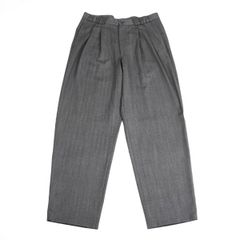 Stein Wool Silk Wide Straight Trousers S - メルカリ