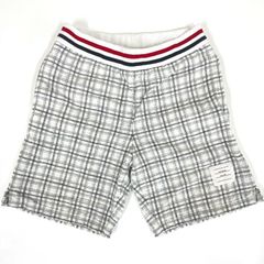 中古】キッズ THOM BROWNE/トムブラウン チェック ツイード ショート