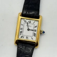 CARTIER カルティエ プレマストタンク ホワイト 手巻き レディース 腕時計 稼働品のサムネイル