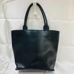 A【中古品】FURLA フルラ ハンドバック トートバック 本革 レザー ブラック 黒 鞄 レディース