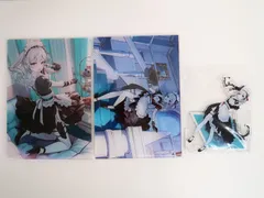3点セット VTuber 猫麦とろろ HAPPY BIRTHDAY PARTY in SMILE BASE CAFE アートボード・アクリルスタンドのサムネイル