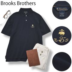 未使用 Brooks Brothers スピーマコットン ポロシャツ ボーダー柄