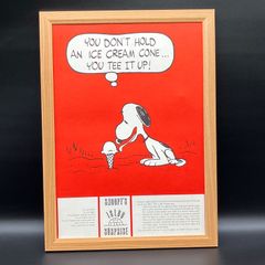빈티지 포스터 땅콩 맛집 가이드[ 스누피의 이글루 서프라이즈 ] 1960's