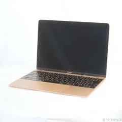 ソフマップ 〔中古品〕 MacBook 12-inch Mid-2017 MRQN2J／A Core_m3 1.2GHz 8GB SSD256GB ゴールド 〔10.15 Catalina〕【297】