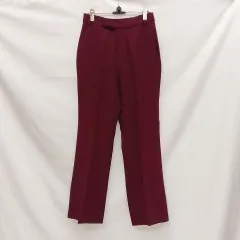 LOWRYSFARM ローリーズファーム ツイルカラーフレアパンツ レッド L 【新品タグ付き】〇□・〇◇☆
