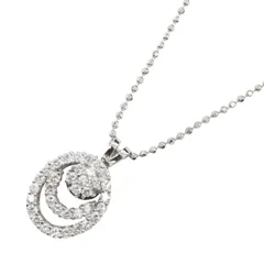 ジュエリー JEWELRY ネックレス ダイヤネックレス ﾀﾞｲﾔ 10.6g 首回り41.5/45㎝ Pt900プラチナ Pt850プラチナ ダイヤネックレス レディース Used Aのサムネイル