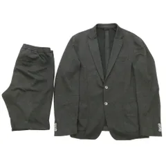 HUGO BOSS ヒューゴボス 2Bテーラードジャケット セットアップ スーツ ストレッチ ジャージー 2Bテーラードジャケット パンツ 2ピースセット 48サイズ グレー系 UK48【中古】のサムネイル