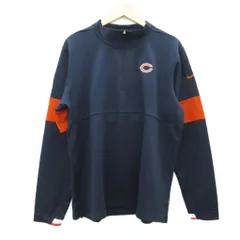 ナイキ NIKE スポーツウエア ジャージ L 紺 ネイビー ハーフジップ /SM3 ■ECA005