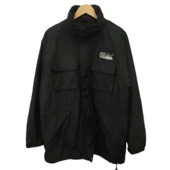 ファーストダウン FIRST DOWN ダウンジャケット 上着 LL 黒 ブラック 長袖 スタンドカラー フラップポケット /PP ■ECA005