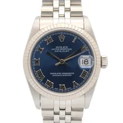 ロレックス ROLEX 腕時計 デイトジャスト T番 68274 BL/RO K18WG(ホワイトゴールド) ステンレススチール デイトジャスト T番 ボーイズ Used Aのサムネイル