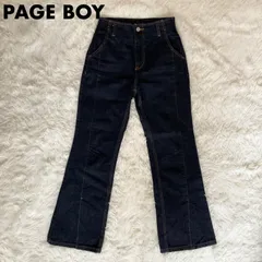 PAGE BOY デニム パンツ フロントスリット ジーンズ ページボーイ