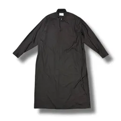 参考上代50600円 未使用 stein(ssstein) 24AW LONG SHIRT ONE PIECE ロングシャツワンピース 長袖シャツ シュタイン ST.1021 ブラック S （99363A）のサムネイル
