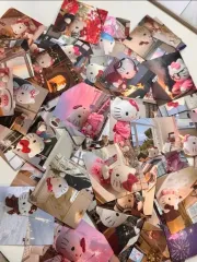 (業者配送) 50種 サンリオ 実物画像あり hello kitty(ハローキティ) スクエア ステッカー シール セット
