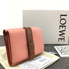 ♡美品数回使用 ロエベ 3つ折 トライフォールドウォレット BlossomTan