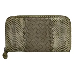 BOTTEGA VENETA(ボッテガヴェネタ) 長財布 アイヤーズ ベージュ×グレーベージュ ラウンドファスナー レザーのサムネイル