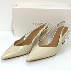 新品【PECHINCHAR】ペシンシャ バックストラップパンプス PECHINCHAR】ペシンシャ /バックストラップパンプス/38/未使用品
