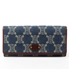CELINE トリオンフ デニム パリマカダム 長財布 - メルカリ