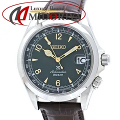 SEIKO セイコー プロスペックス アルピニスト デイト SBDC091 6R35-00E0【保護シール付】【中古】腕時計 メンズ ステンレススチールx牛革 /40419のサムネイル