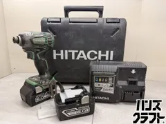♪ 日立 インパクトドライバ WH18DDL2 18V6.0Ahバッテリー× 充電器 