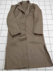 ◇ ⊇ UNIQLO ユニクロ チェスターコート シングルボタン ヘビーアウター ベージュ系 Sサイズ レディース E  【1604140002277】