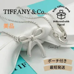 【美品】ティファニー TIFFANY&Co. リボン ボウ ネックレス AG925のサムネイル
