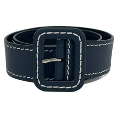 PRADA(プラダ) ベルト 30/75 - ダークネイビー レザーのサムネイル