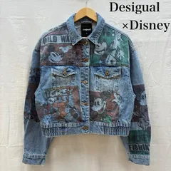 デシグアル Disney ミッキー ミニ― プリント ウォッシュ 加工 デニムジャケット ジージャン レディース M ISItems【USED】【古着】【中古】50159244のサムネイル