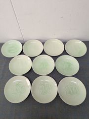 小皿 8枚セット グリーン 鳥柄 陶磁器 - メルカリ