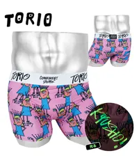 新品 未使用 TORIO トリオ 下着 トリオ メンズ ボクサーパンツ 509666【メール便】 自由な女神(ピンク)のサムネイル