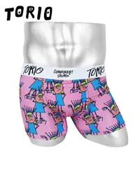 新品 未使用 TORIO トリオ 下着 自由な女神 メンズ ボクサーパンツ 518199【メール便】 ピンクのサムネイル