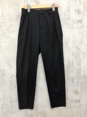 nano universe ナノユニバース ストレッチ テーパード パンツ size36 /黒 ◇■ レディース