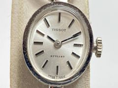 정크 [앤틱] TISSOT STYLIST 손으로 감아 여성 벨트 사외품