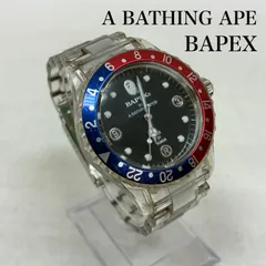 アベイシングエイプ BAPEX ベイペックス GMTタイプ クリア クォーツ アナログ 腕時計 メンズ - ISItems【USED】【古着】【中古】50159468のサムネイル