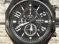 ☆セイコー WIRED ソリディティー 1600本限定 稼働品 メンズ クロノ 