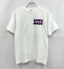 HUMAN MADE × KAWS ヒューマンメイド カウズ 半袖Tシャツ コットン100% 日本製 S ホワイト 夏のサムネイル