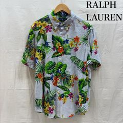 POLO RALPH LAUREN イエロー ビスコース アロハシャツ XL - メルカリ