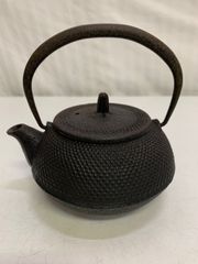 南部鉄器 岩鋳 本場盛岡 あられ模様 新品未使用品 箱付きセット 南部