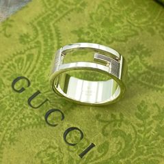 グッチ GUCCI コインエッジ リング 15号 SV925 ヴィンテージ 希少