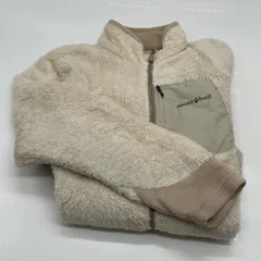 KO4292□mont-bell モンベル クリマエアジャケット キッズ 150センチ ホワイトベージュ系 1106492