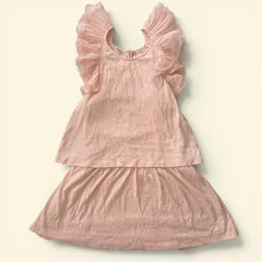 Chloe クロエ キッズ ワンピース 女の子 120~130cm ベビーピンク 美品のサムネイル