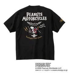 スヌーピーコラボ半袖Tシャツ ブラックのサムネイル