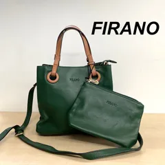 FIRANO レザー グリーン ショルダーバッグ 2way 【BKr8-4】のサムネイル