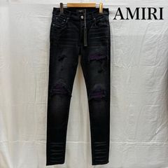 AMIRI Indigo Paint Military Patch Jeans - メルカリ